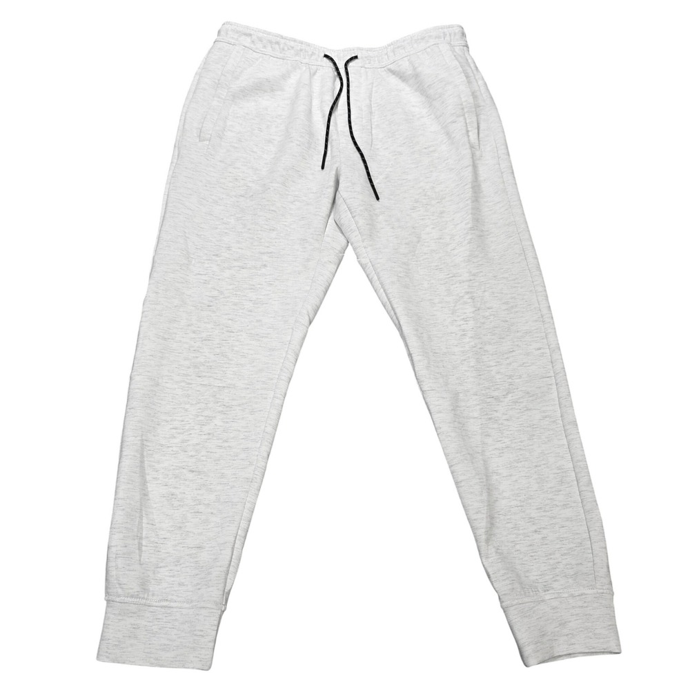 American Eagle‎ Jogger Pants Men's Size Light Gray Heather Zip Pockets Athletic